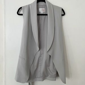 Ice blue Club monaco vest with tie